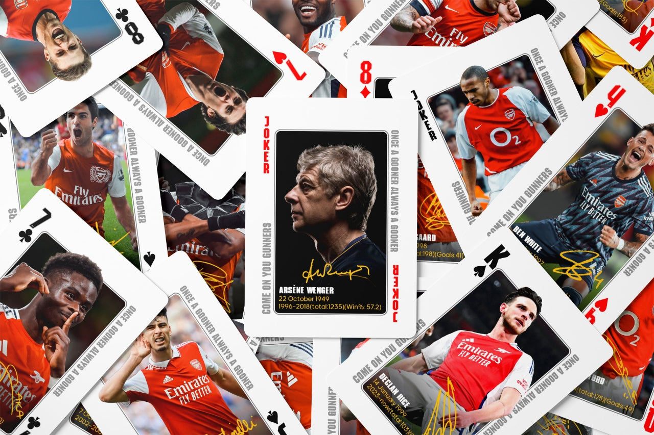 Arsenal Legends Commemorative Collection Poker Cards Collectible Cards