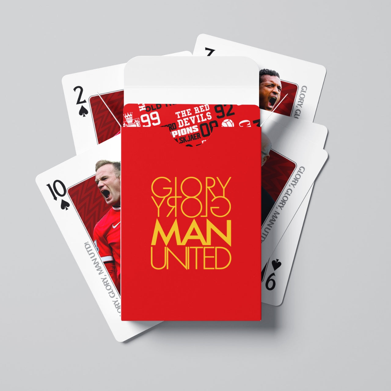 Manchester United commemorative poker cards collection cards