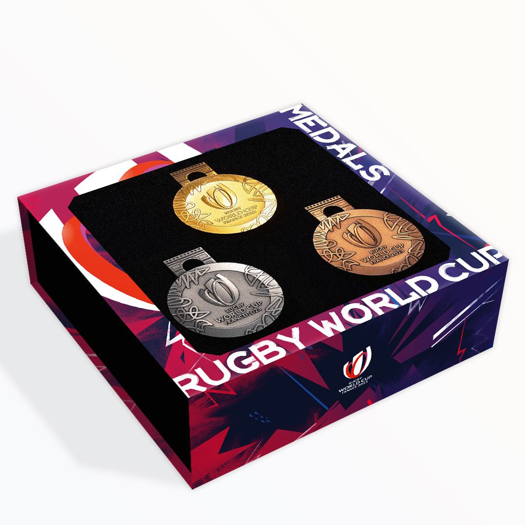 The 2023 Rugby World Cup Champions Medal Box Set