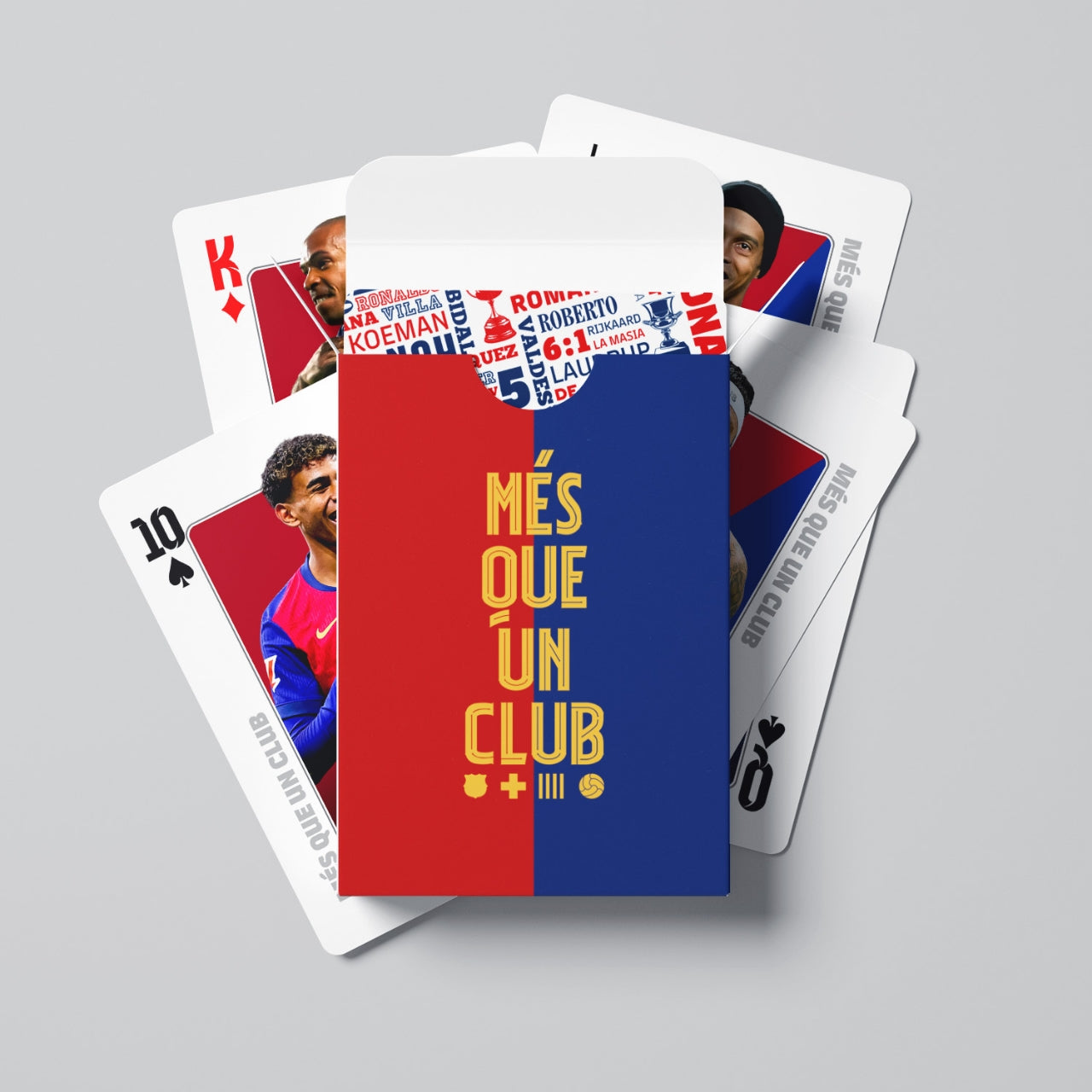 Barcelona Legends Commemorative Poker Cards Collection Cards