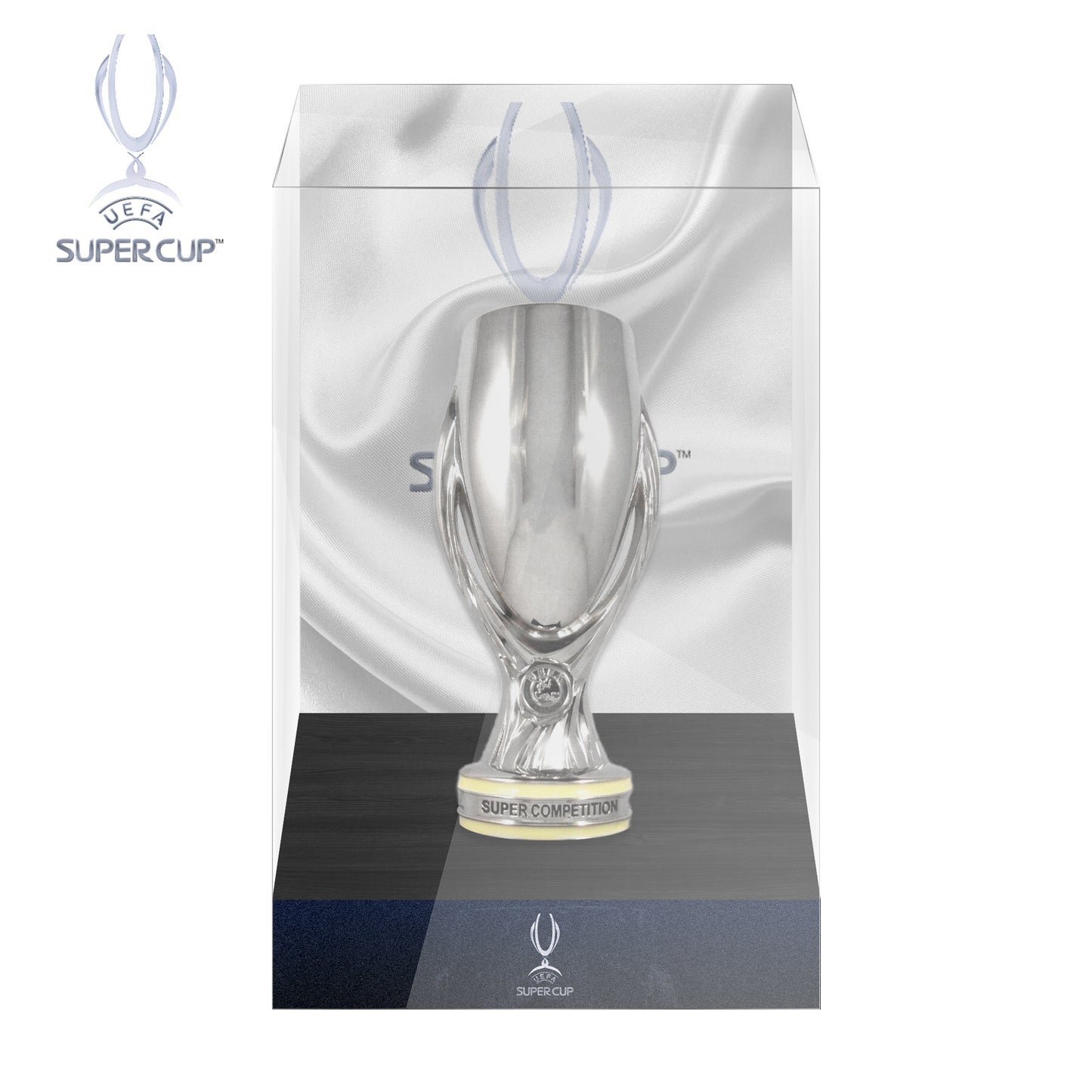 UEFA Super Cup Championship Trophy Display Case