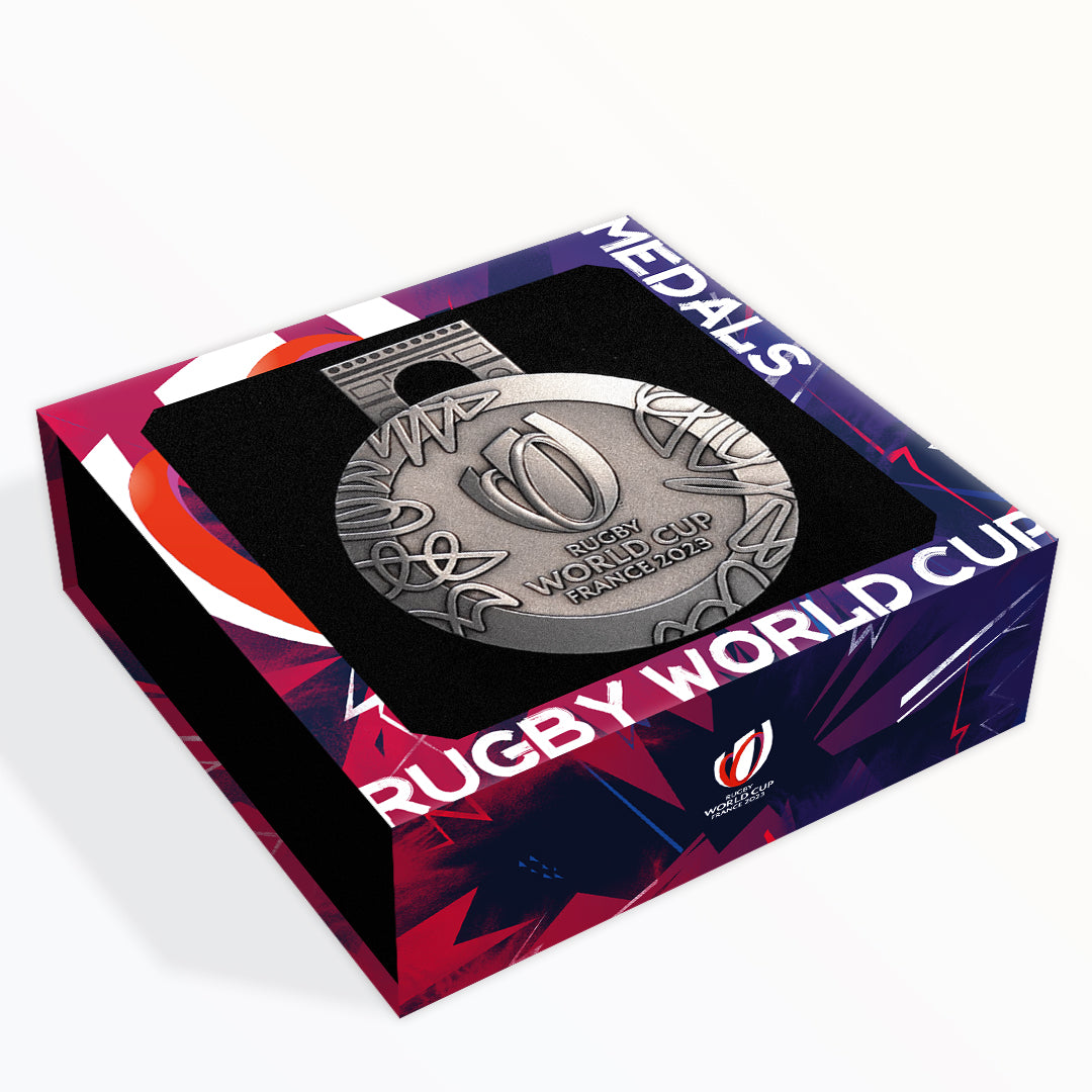 The 2023 Rugby World Cup Champions Silver Medal Box Set