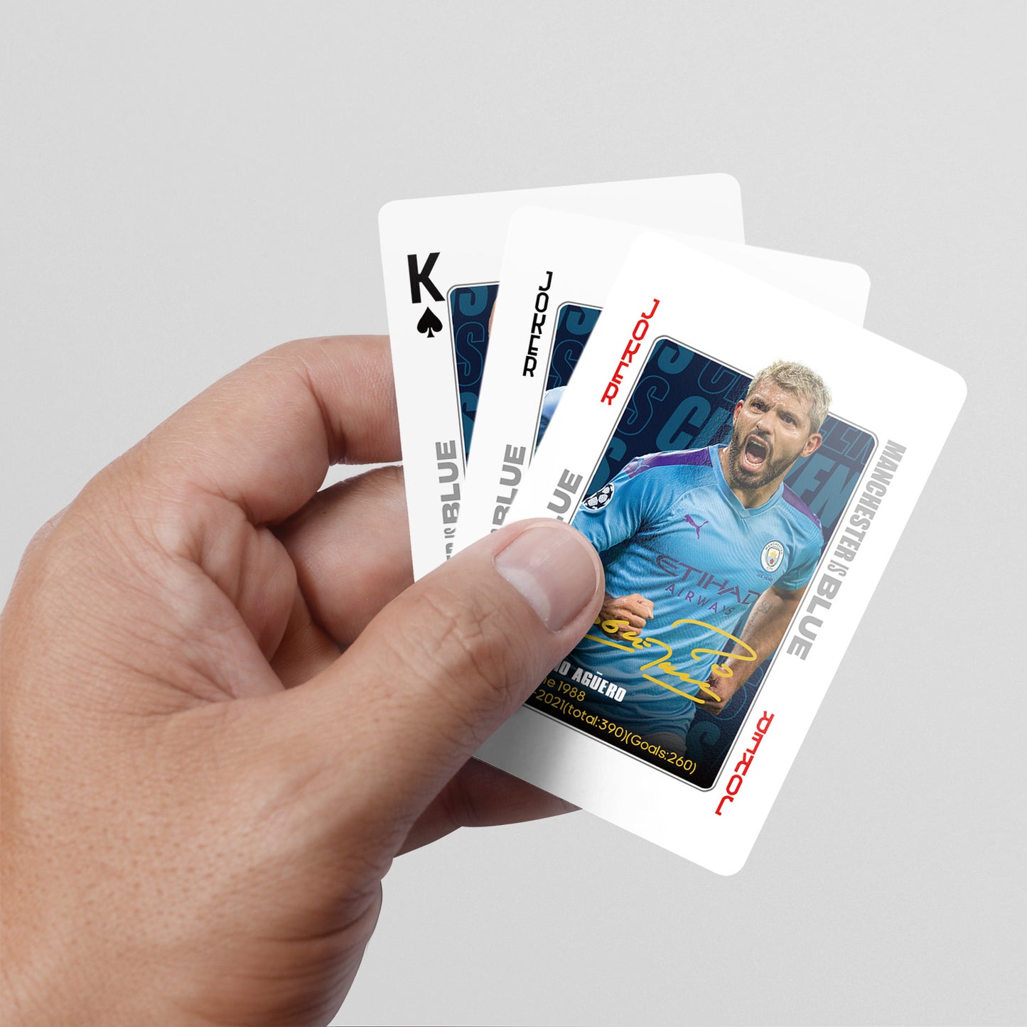 Manchester City Commemorative Collection Poker Cards