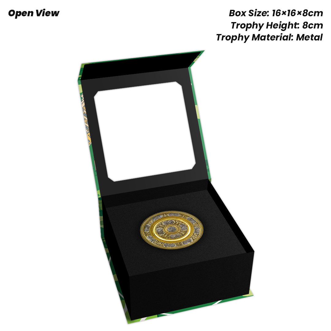 Tennis Trophy Box Women Grand Slam Set Metal Trophy 8cm