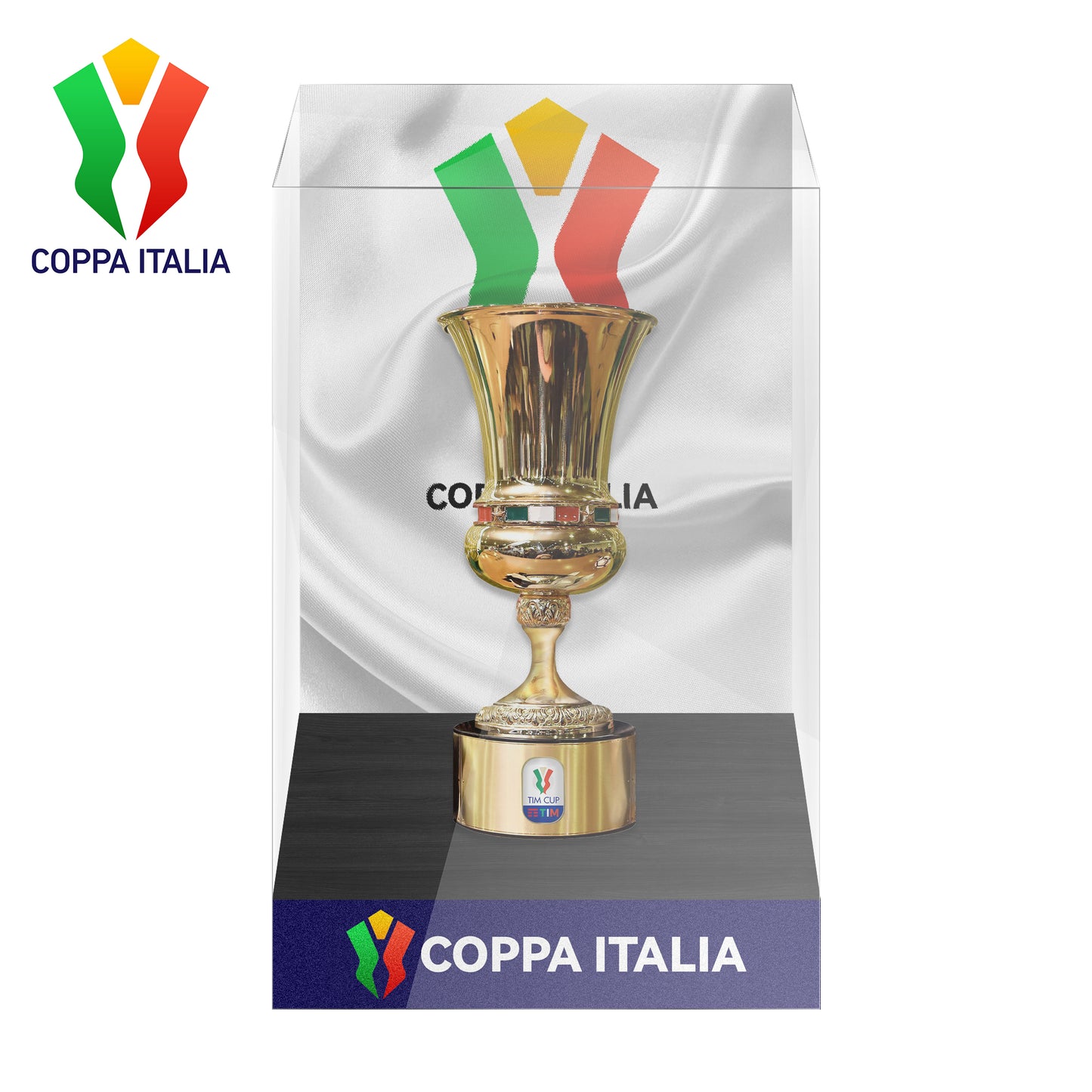 Coppa Italia Championship Trophy Display Case