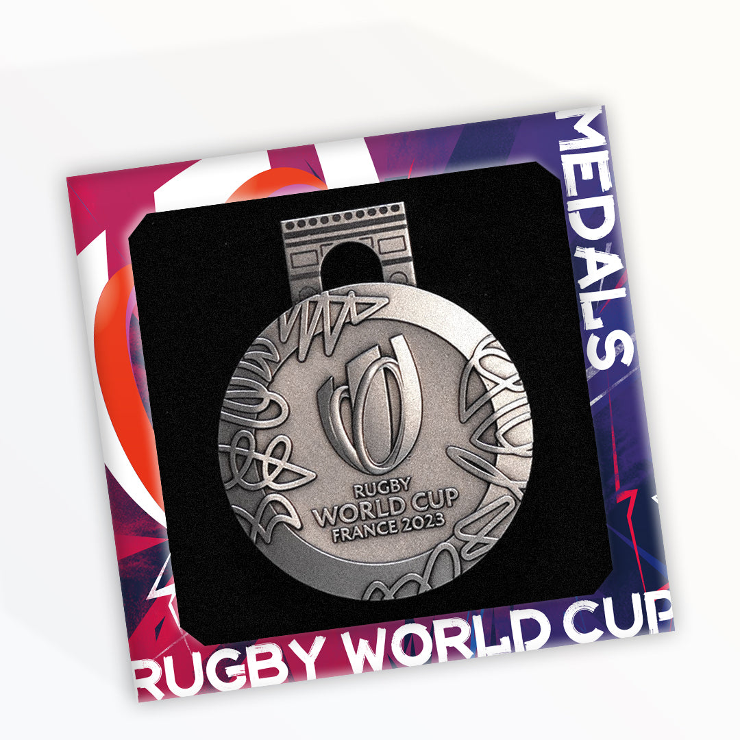 The 2023 Rugby World Cup Champions Silver Medal Box Set