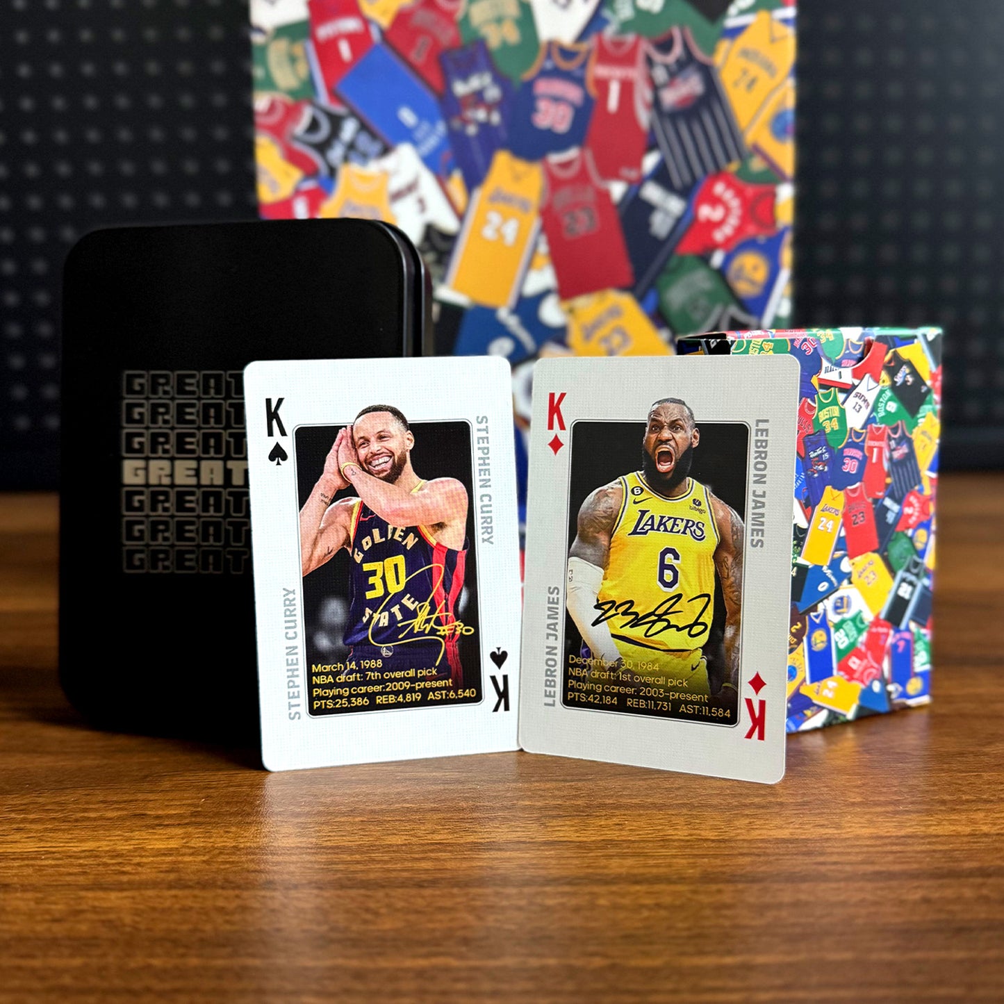 NBA All-Star and Legend Commemorative Poker Cards Collection Cards