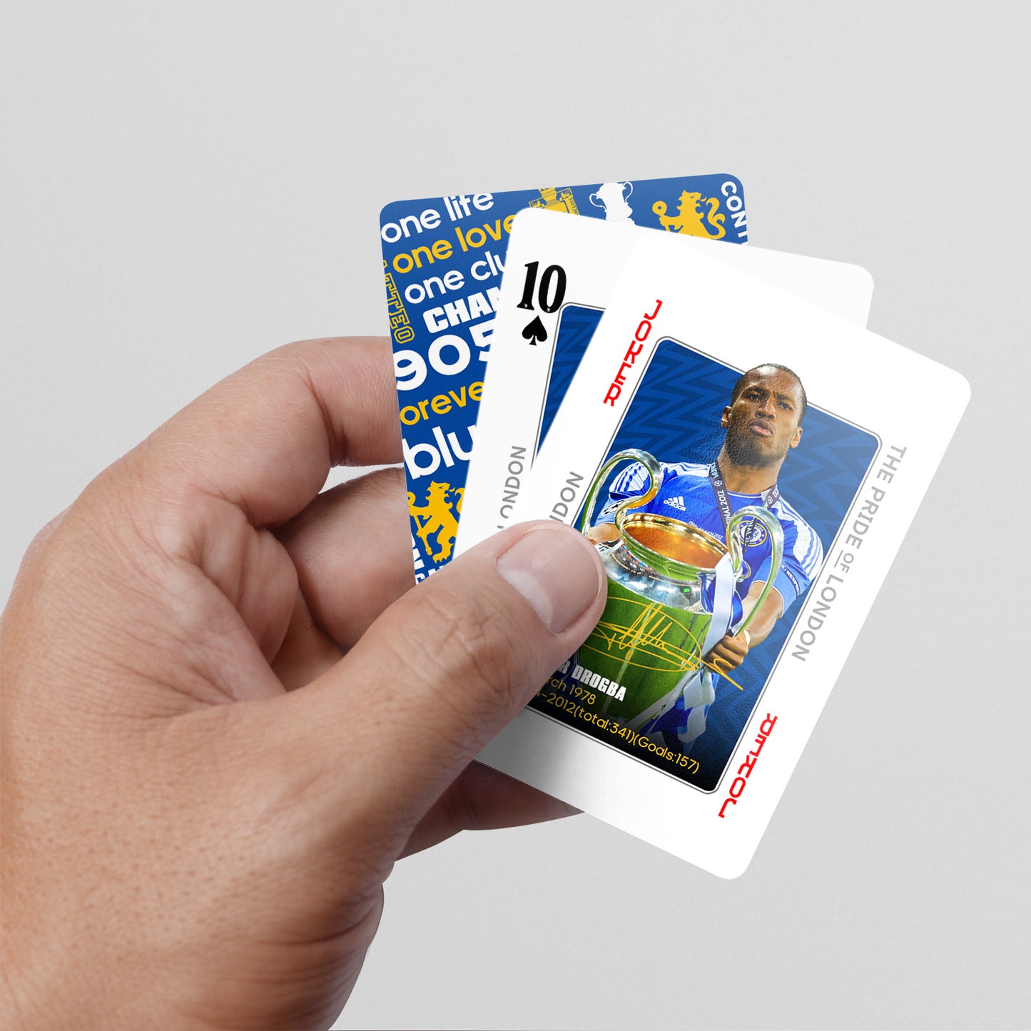 Chelsea Legend Commemorative Collection Poker Cards