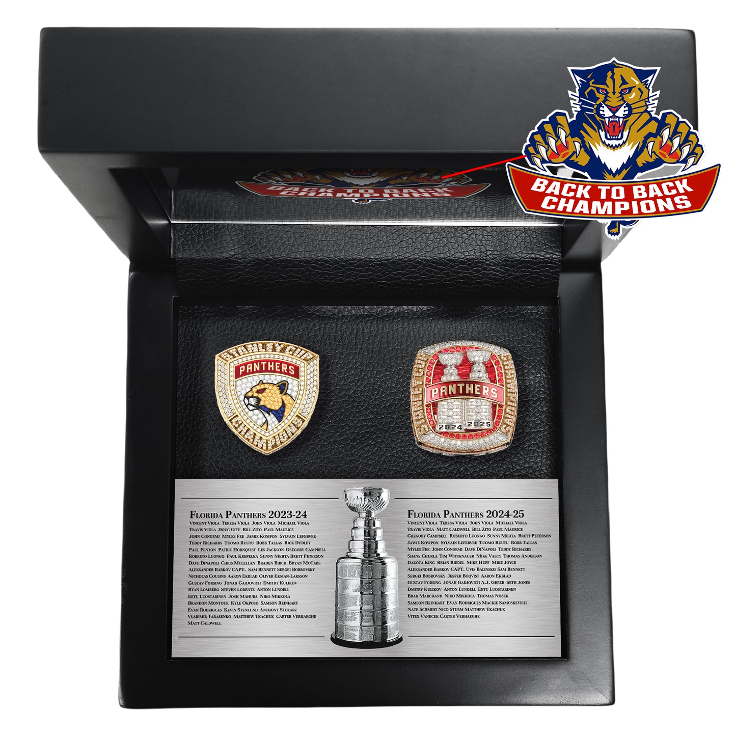 2025 Florida Panthers Stanley Cup Back To Back Champions Ring