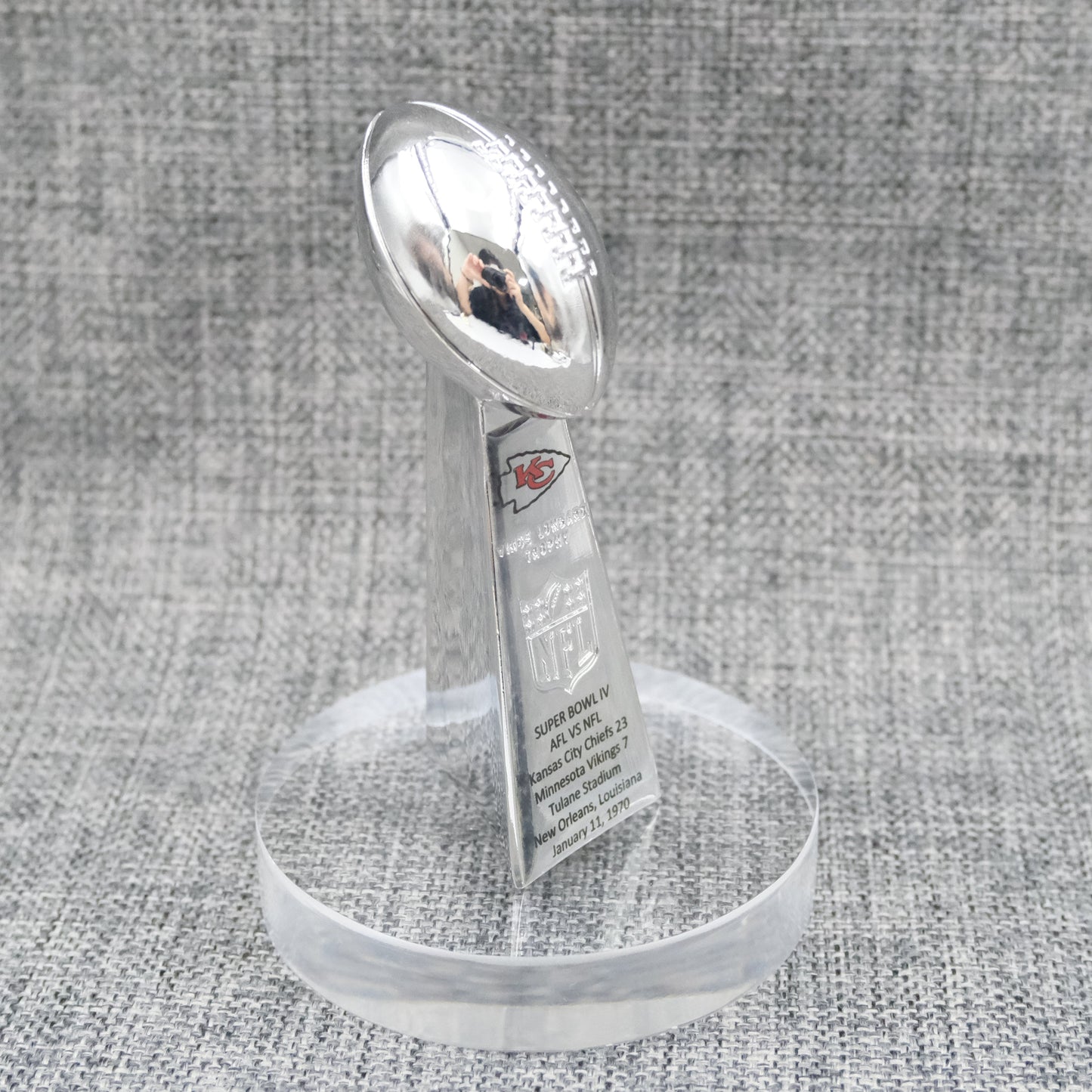 Kansas Chiefs Super Bowl Trophy Team Logo New