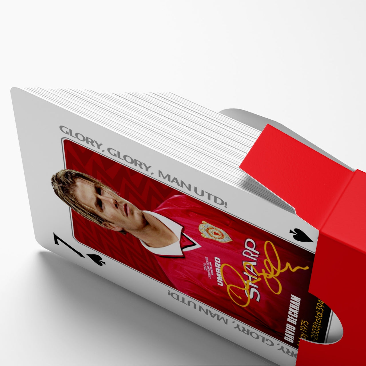 Manchester United commemorative poker cards collection cards