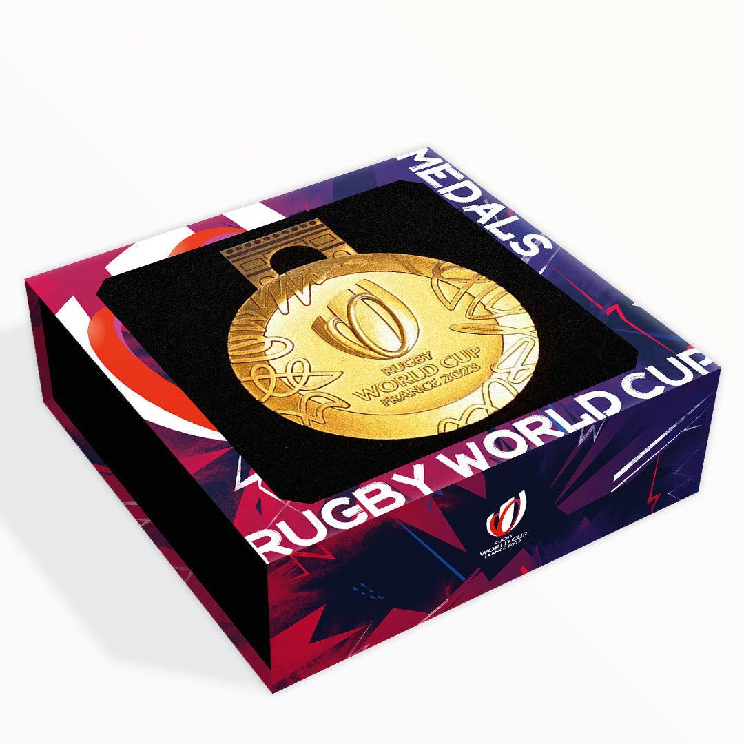 The 2023 Rugby World Cup Champions Gold Medal Box Set