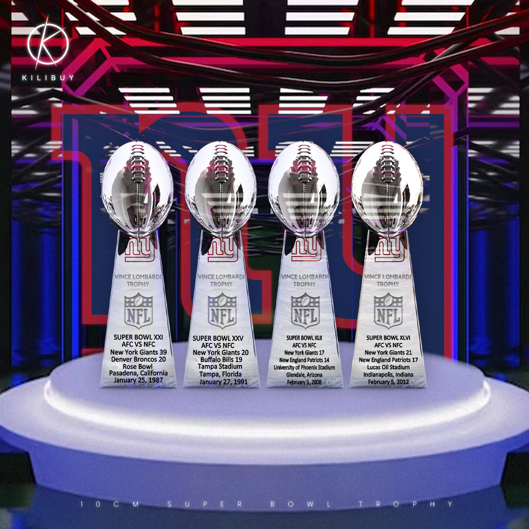 New York Giants Super Bowl Trophy Team Logo