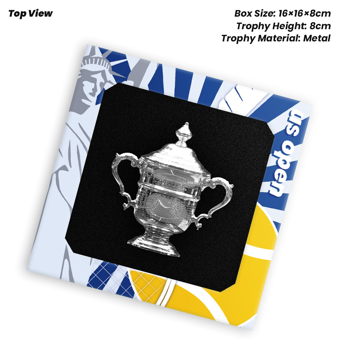 Tennis Trophy Box Women Grand Slam Set Metal Trophy 8cm