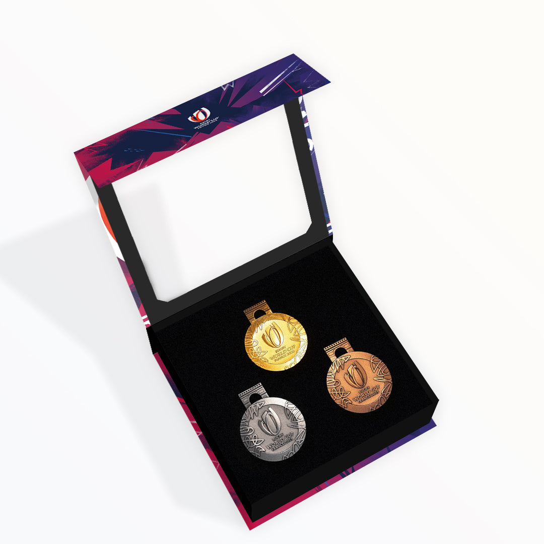 The 2023 Rugby World Cup Champions Medal Box Set