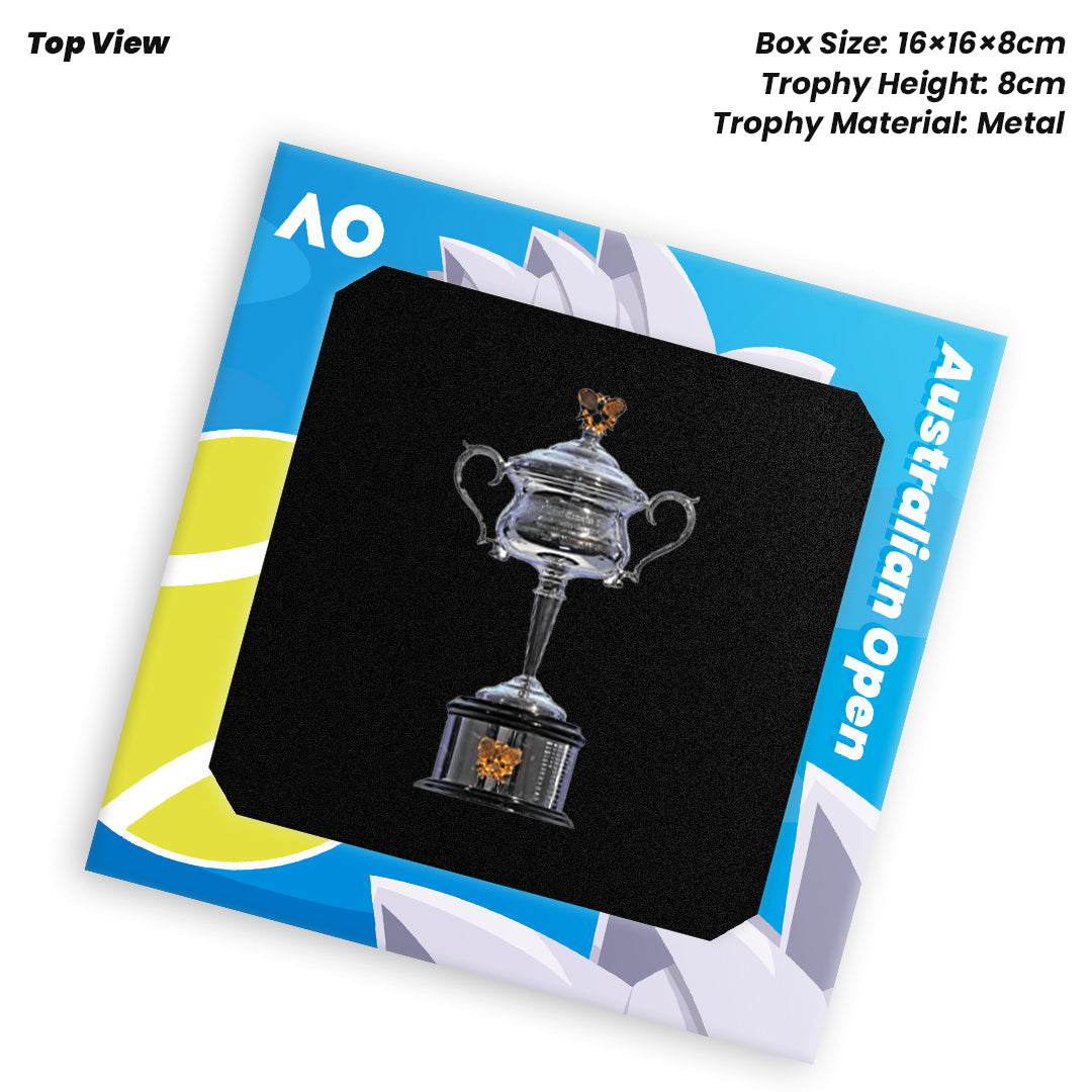 Tennis Trophy Box Women Grand Slam Set Metal Trophy 8cm