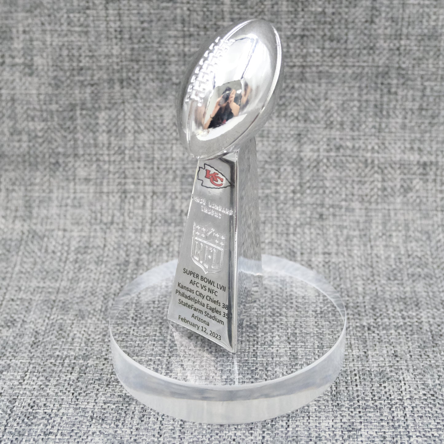 Kansas Chiefs Super Bowl Trophy Team Logo New