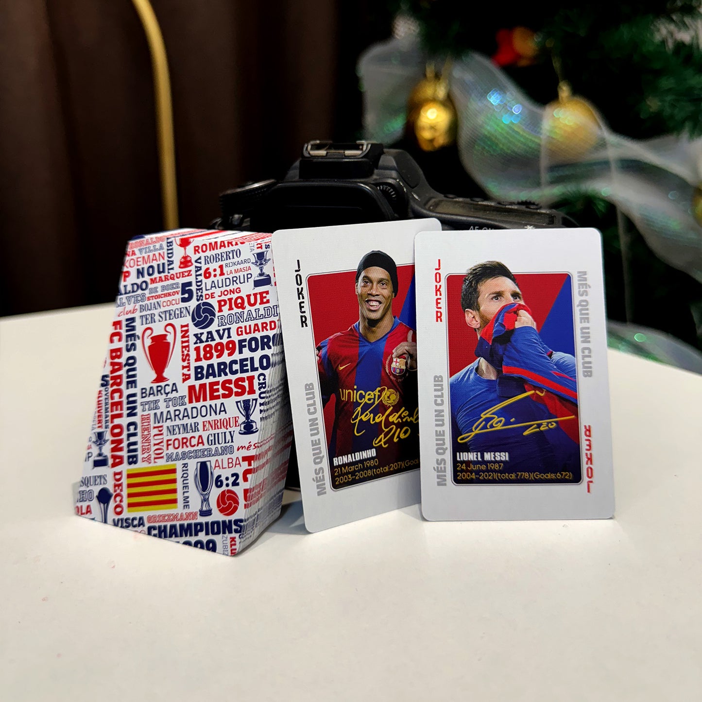 Barcelona Legends Commemorative Poker Cards Collection Cards