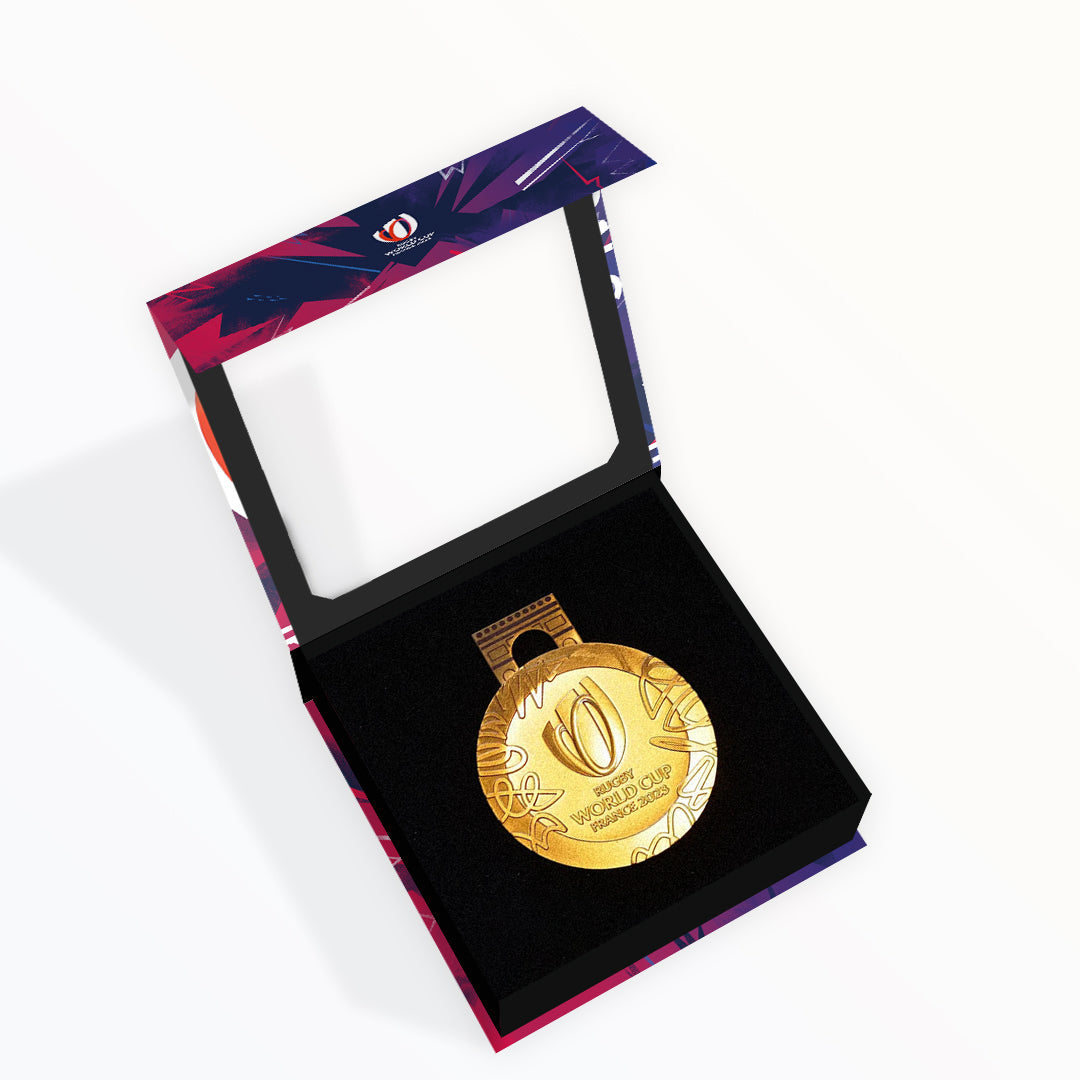 The 2023 Rugby World Cup Champions Gold Medal Box Set