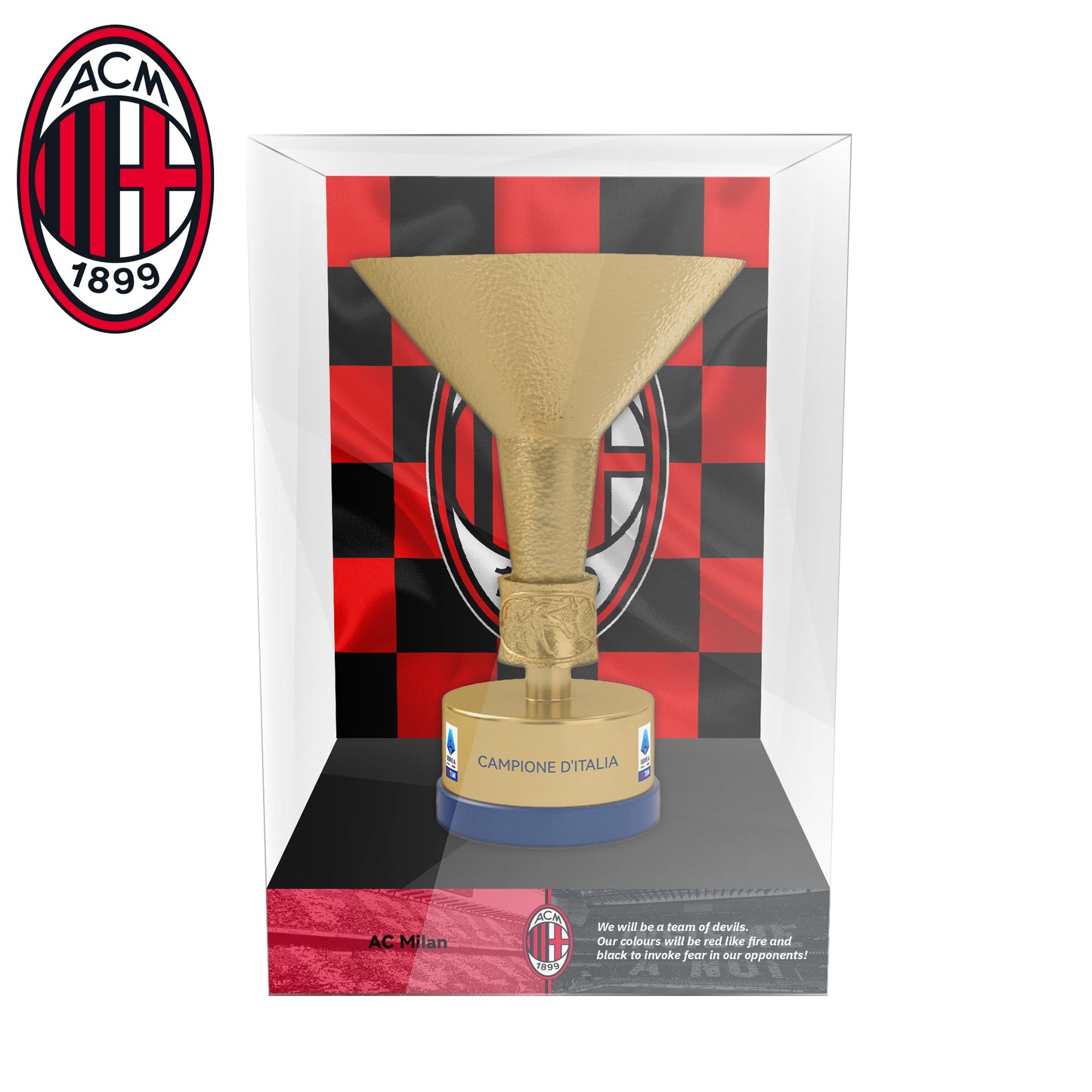 Serie A Championship Trophy Display Case