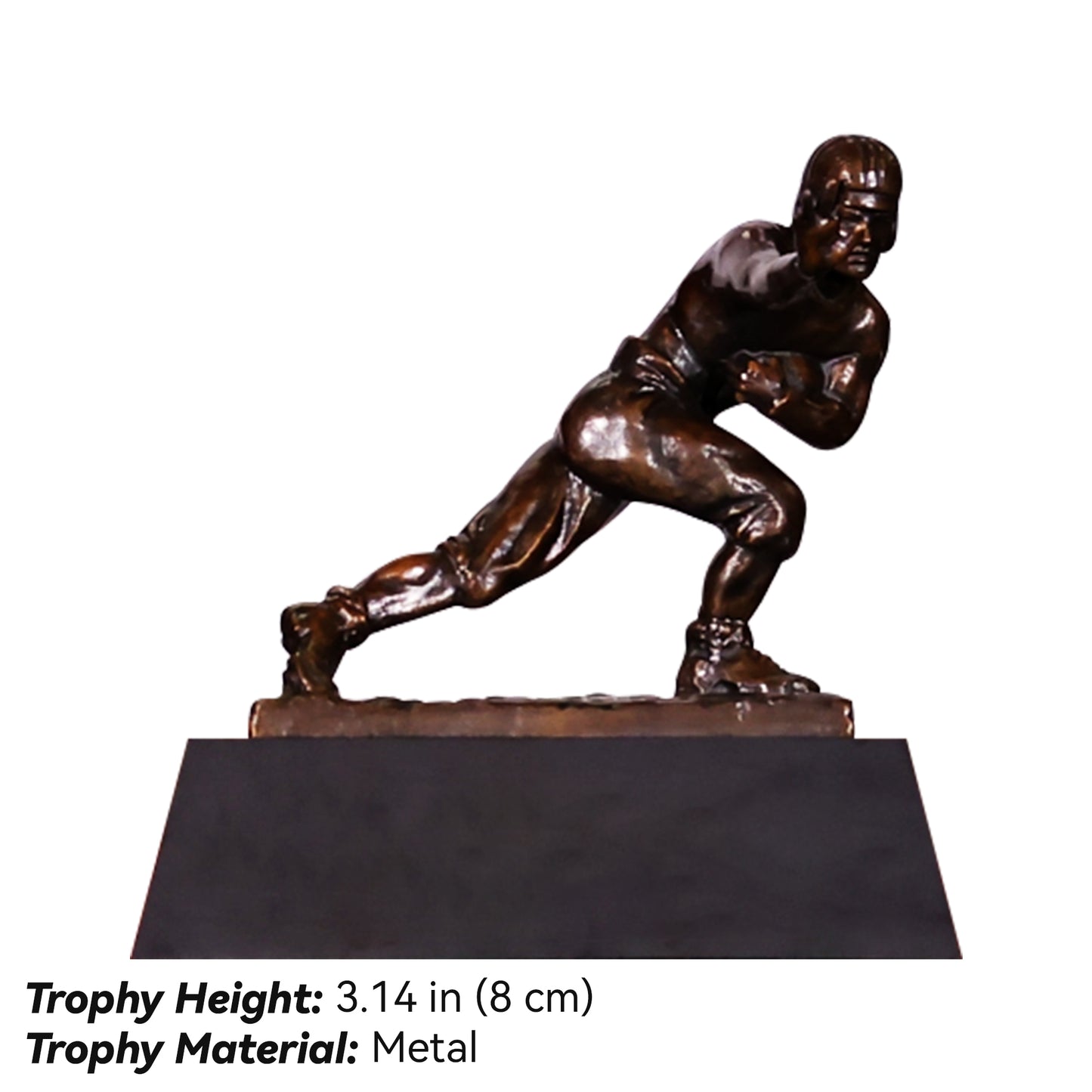 Heisman Memorial Trophy Mini Metal Replica