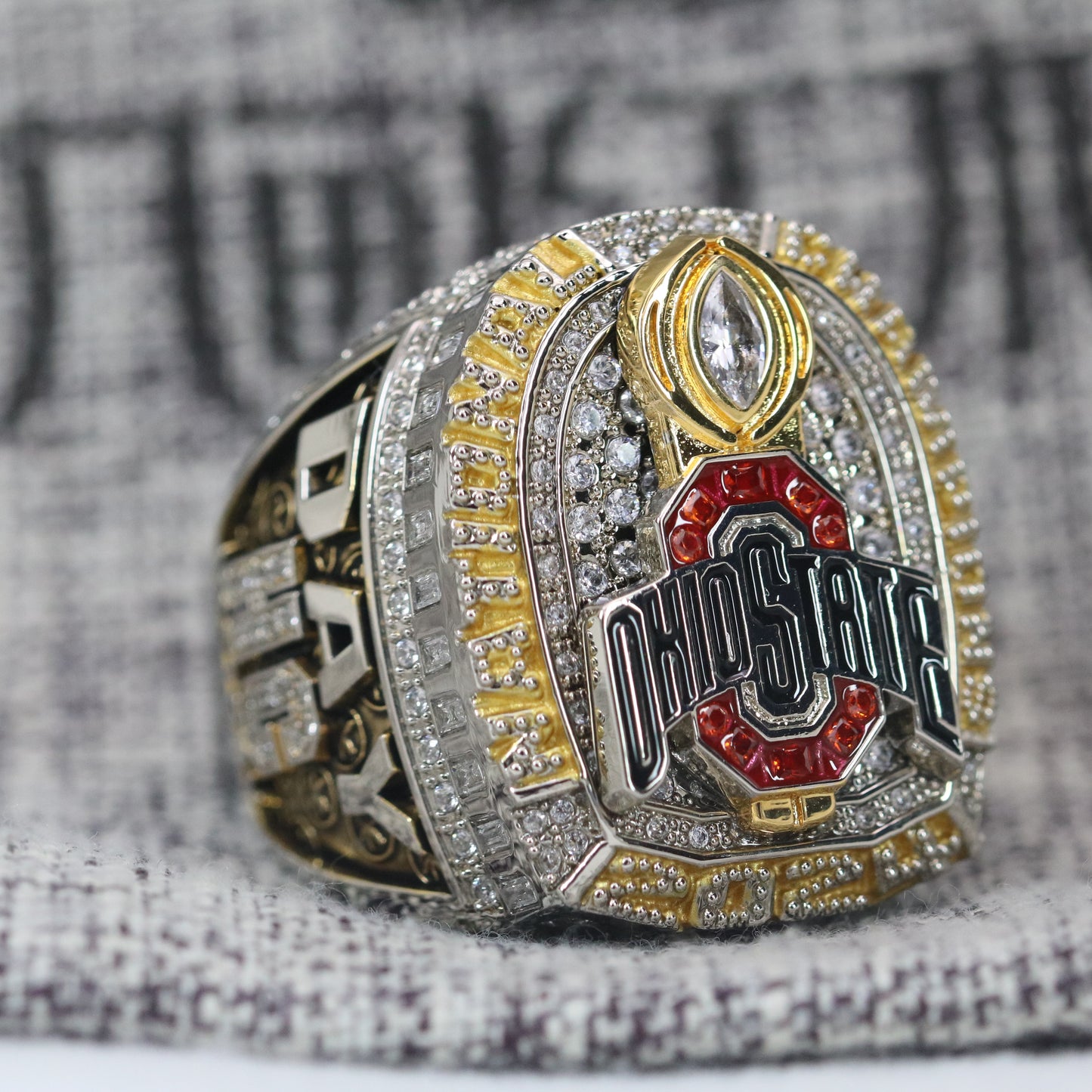Premium Series【Official Version】2025 Ohio State Buckeyes National Championship Ring