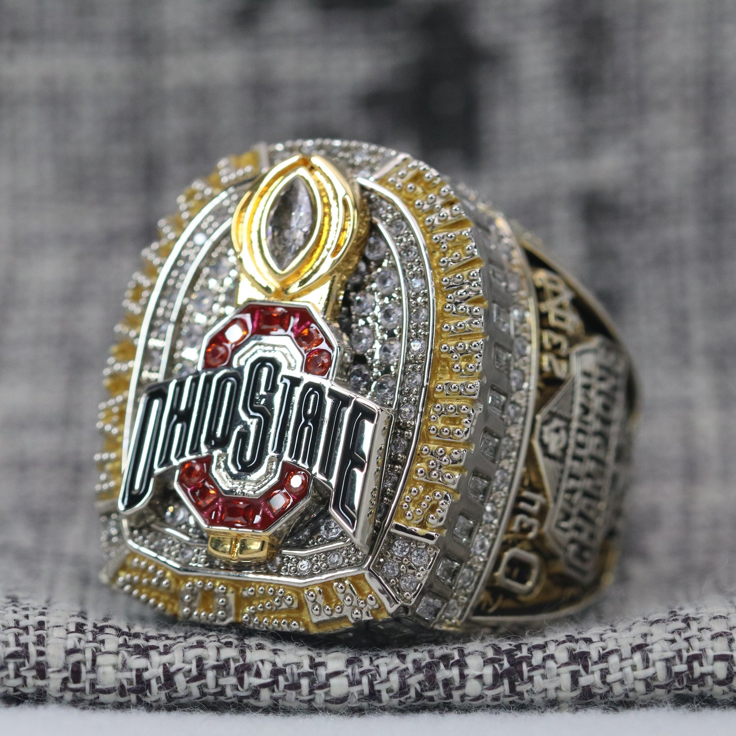 Premium Series【Official Version】2025 Ohio State Buckeyes National Championship Ring