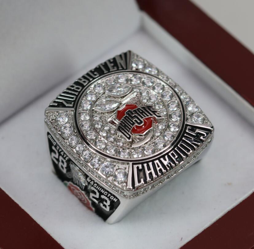2018 Ohio State Buckeyes Big 10 Rose Bowl Championship Ring- Premium Series