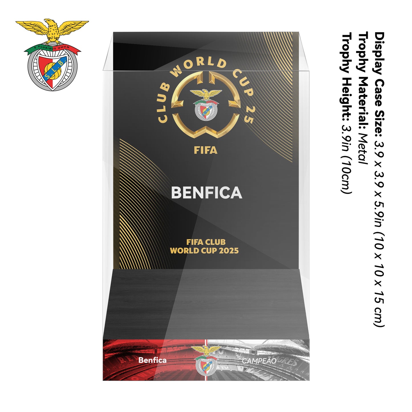 S.L. Benfica 2025 FIFA Club World Cup Trophy Display Case