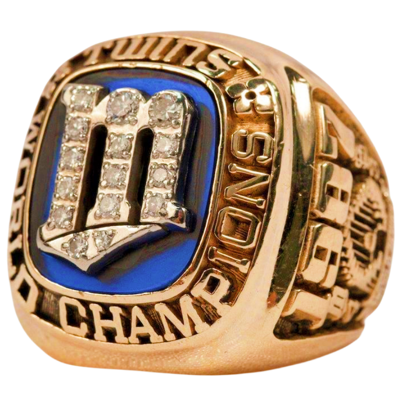 1987 Custom Minnesota Twins World Series Championship Ring
