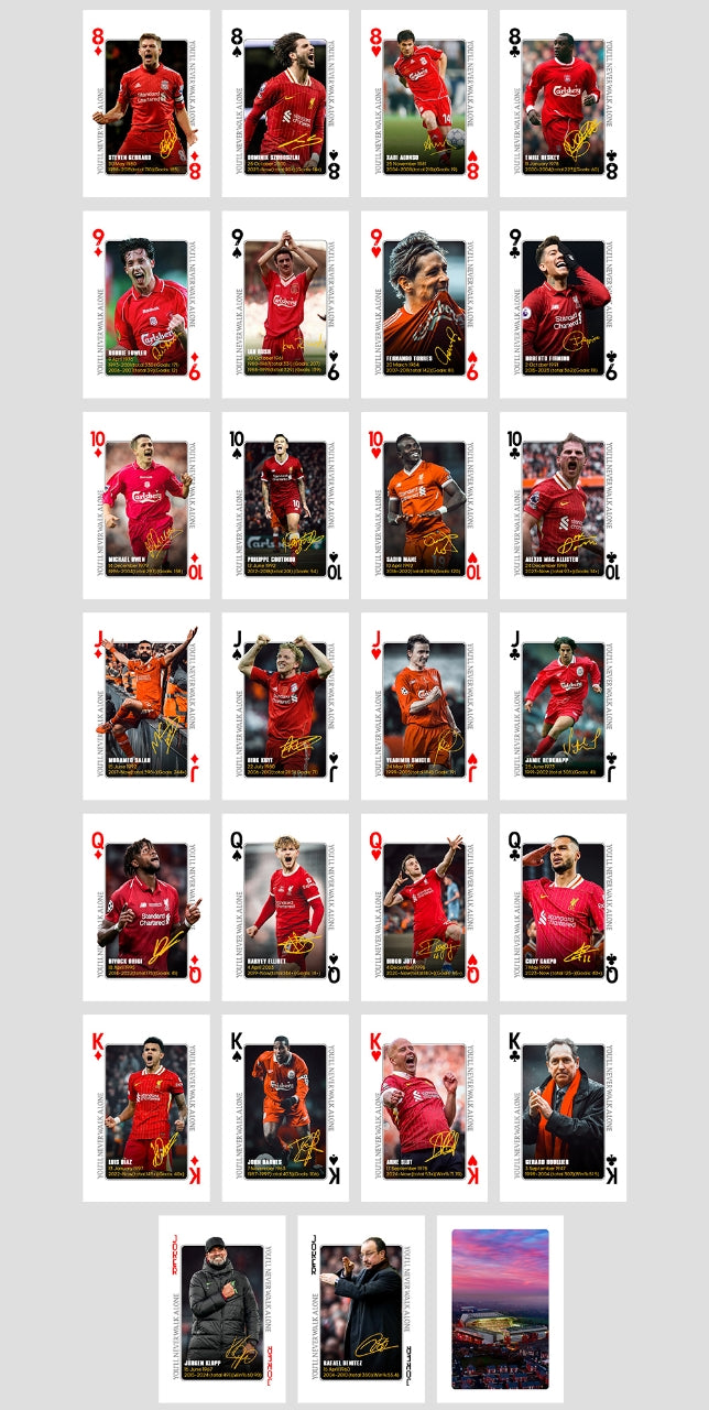 Liverpool Commemorative Collection Poker Cards, Trading Cards