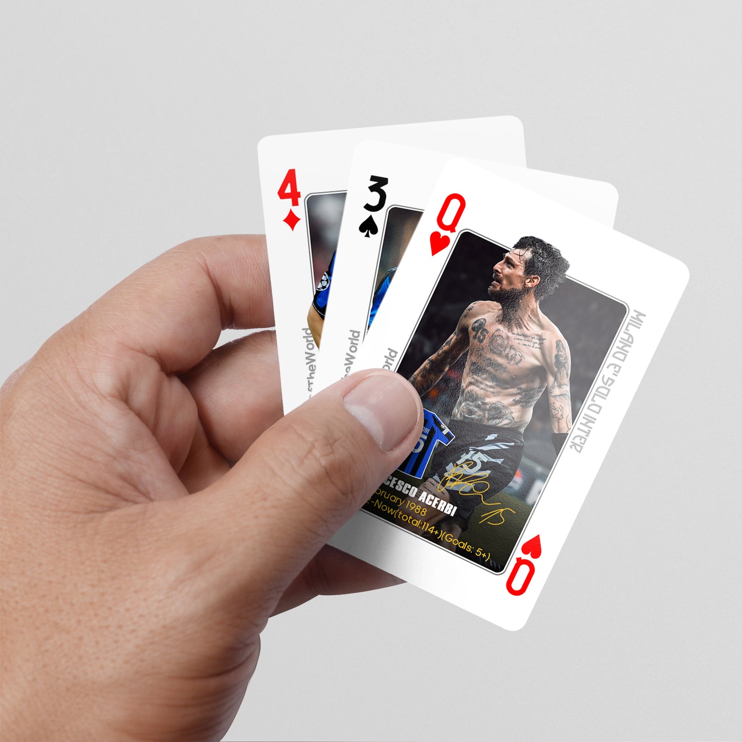 Inter Milan Historical Commemorative Collection Poker Cards