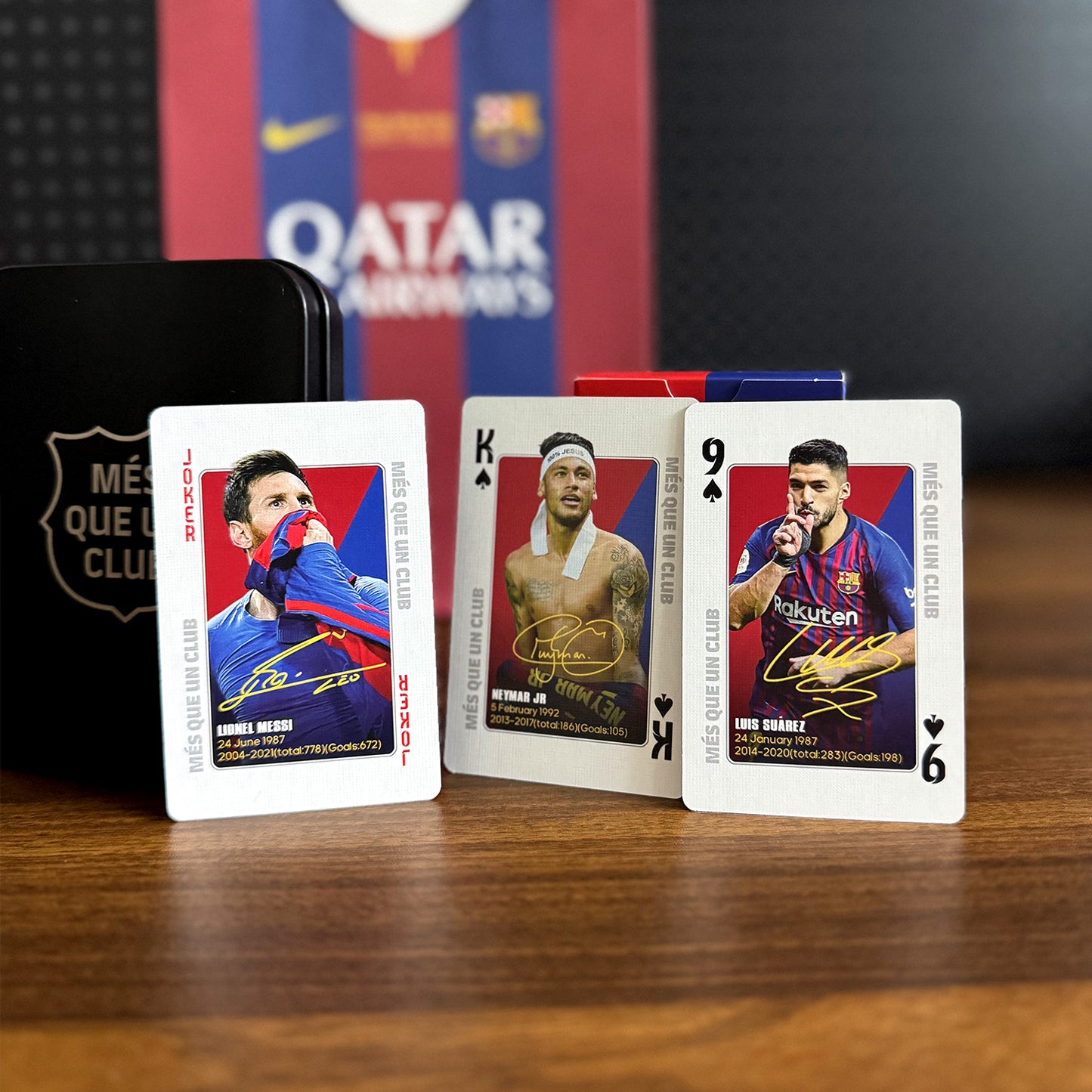 Barcelona Legends Commemorative Poker Cards Collection Cards