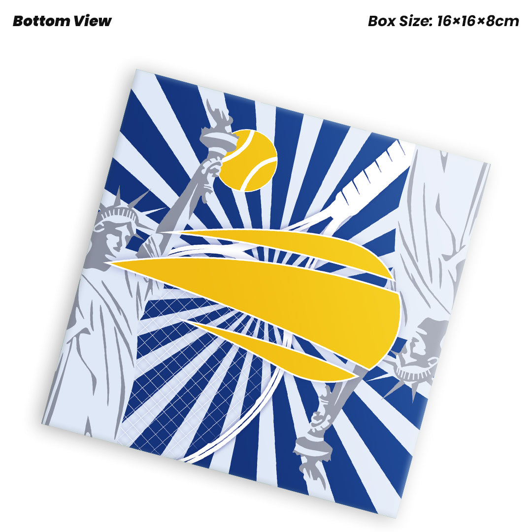 Tennis Trophy Box Women Grand Slam Set Metal Trophy 8cm