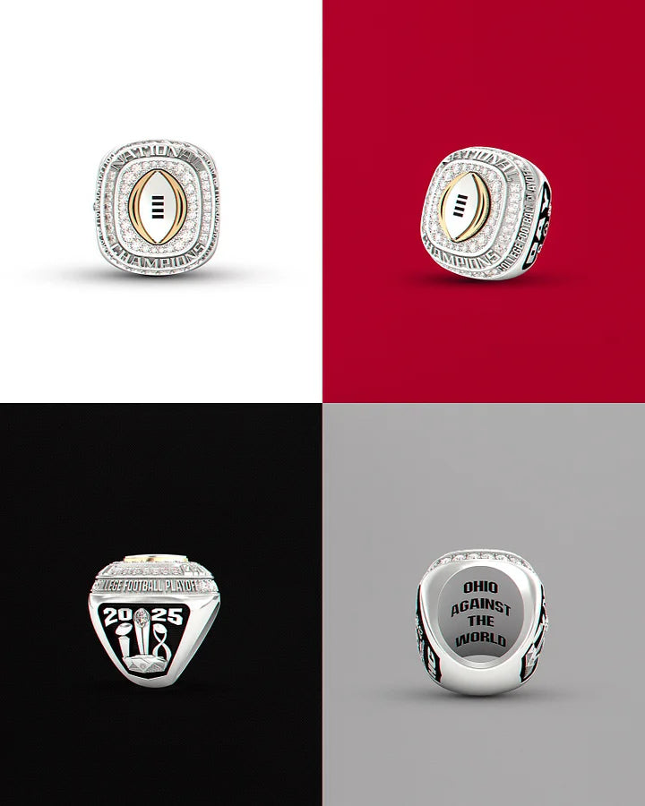 Premium Series【Official Version】2025 Ohio State Buckeyes CFP National Championship Ring