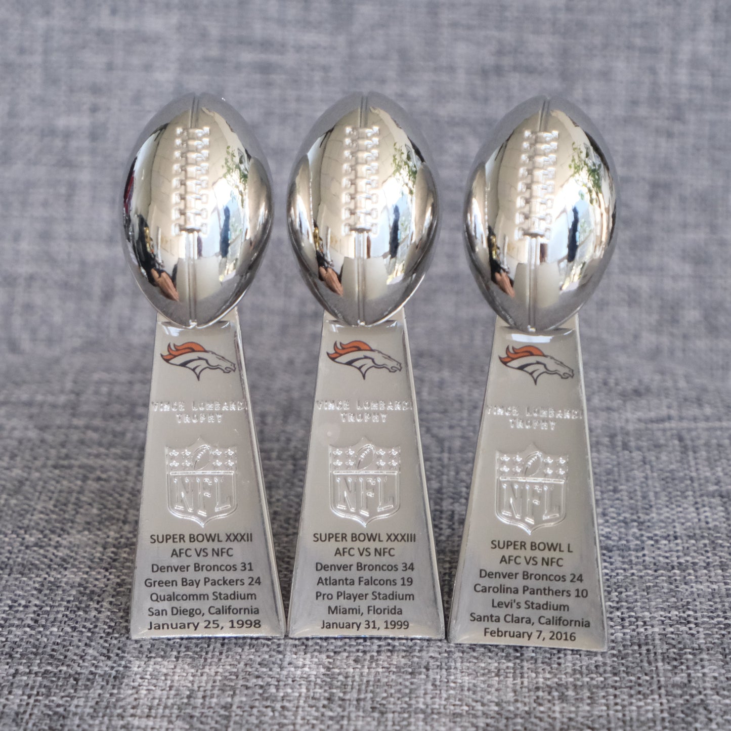 Denver Broncos Super Bowl Trophy Team Logo