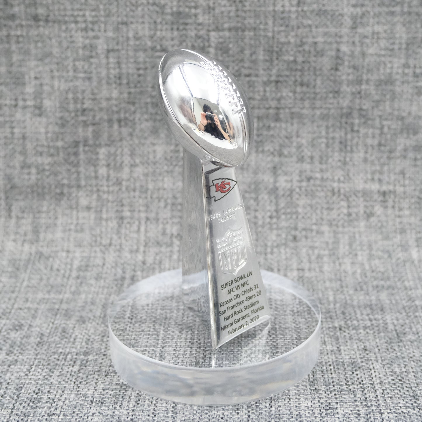 Kansas Chiefs Super Bowl Trophy Team Logo New