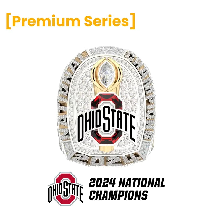 Premium Series【Official Version】2025 Ohio State Buckeyes National Championship Ring
