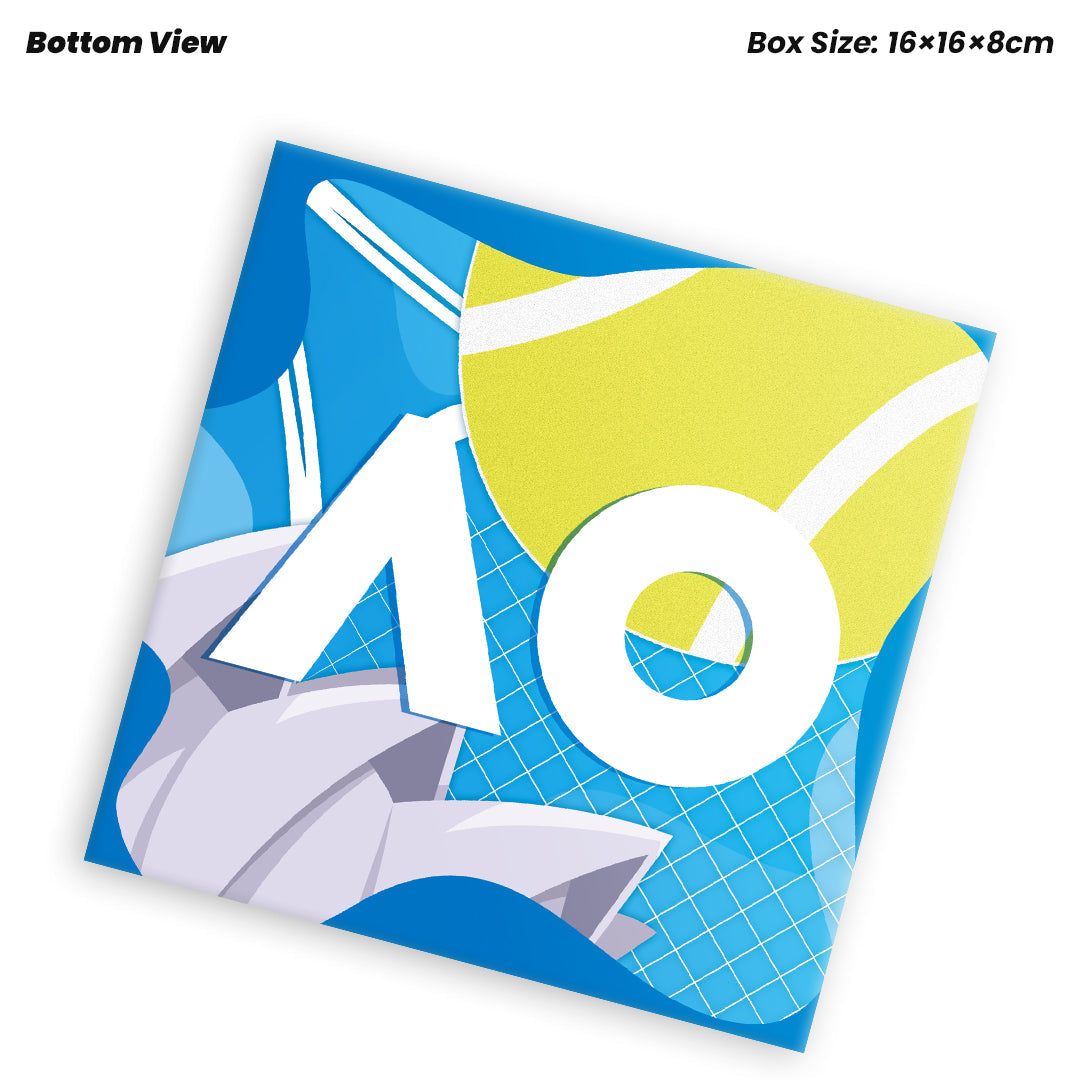 Tennis Trophy Box Women Grand Slam Set Metal Trophy 8cm