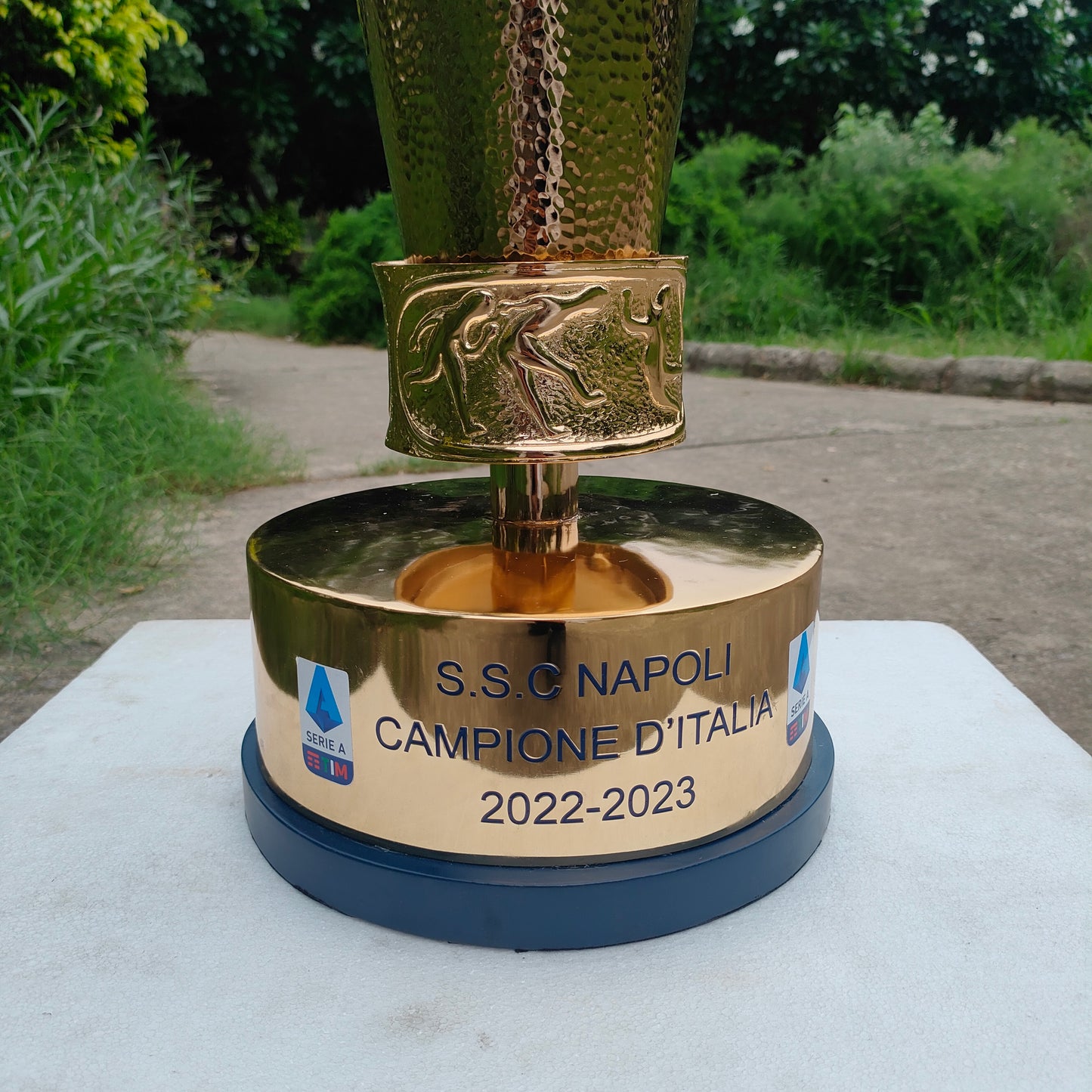 Metal Italian Serie A Trophy Full Size 58cm