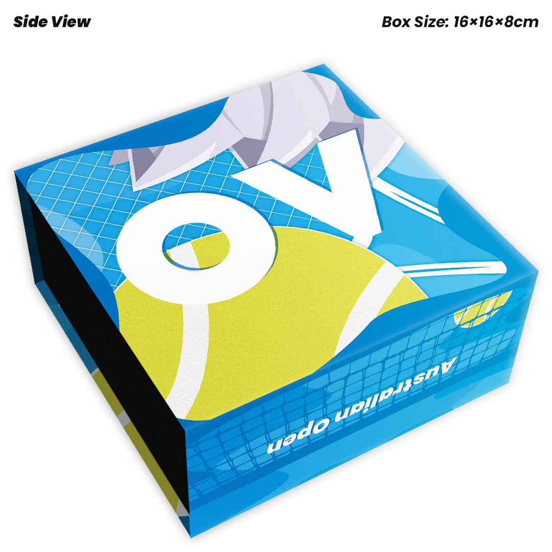 Tennis Trophy Box Women Grand Slam Set Metal Trophy 8cm