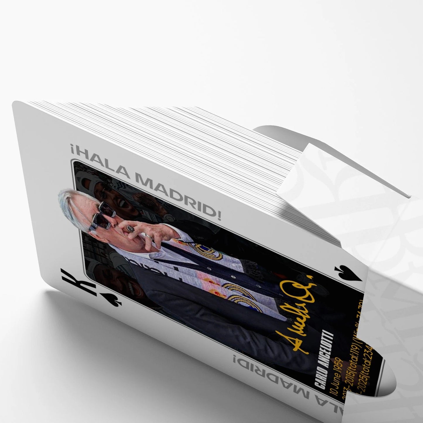 Real Madrid Legends Commemorative Collection Poker Cards