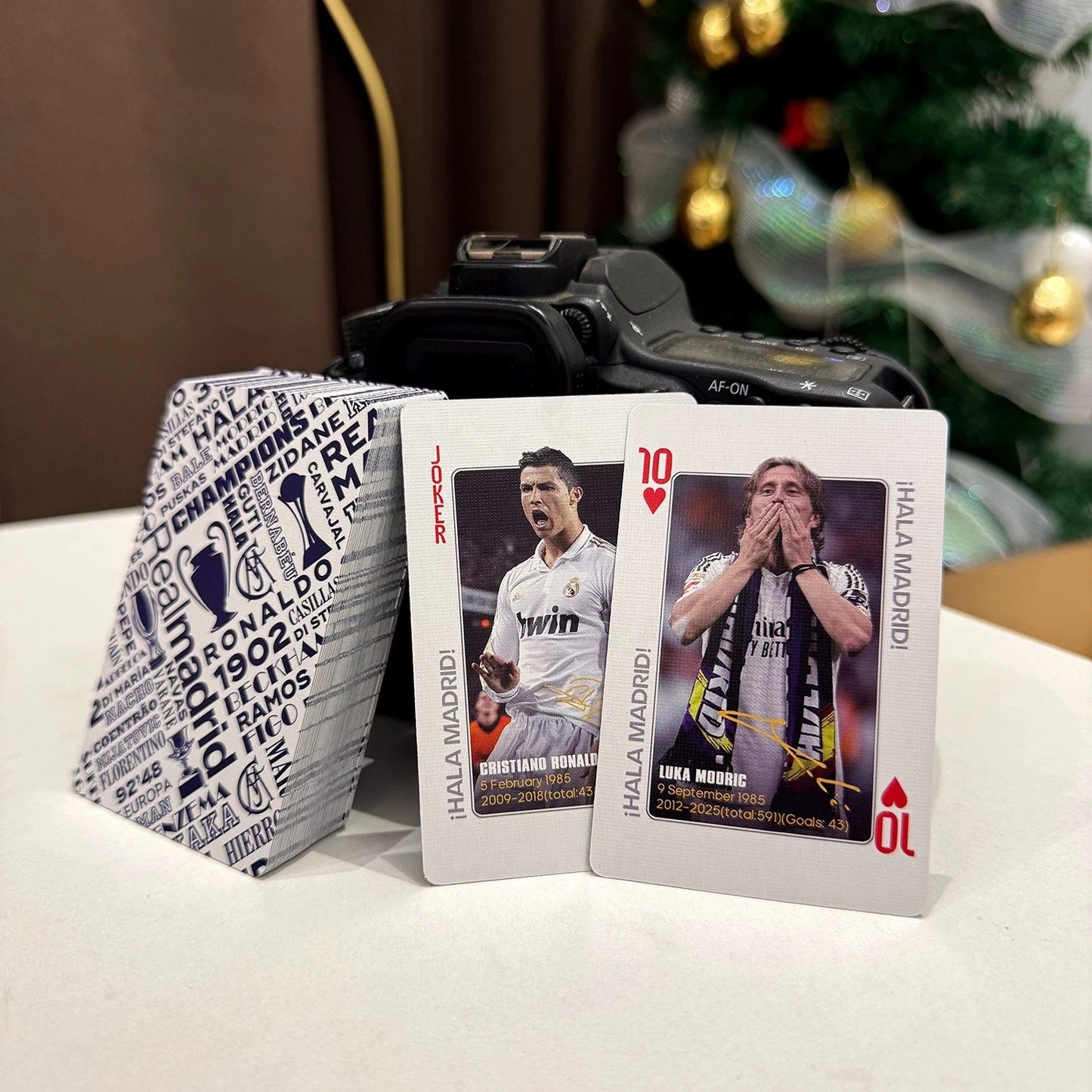 Real Madrid Legends Commemorative Collection Poker Cards
