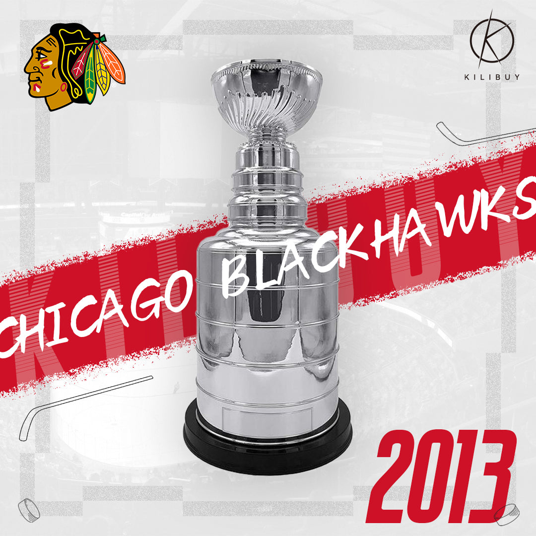 [NHL]2013 Stanley Cup Trophy ,Chicago Blackhawks