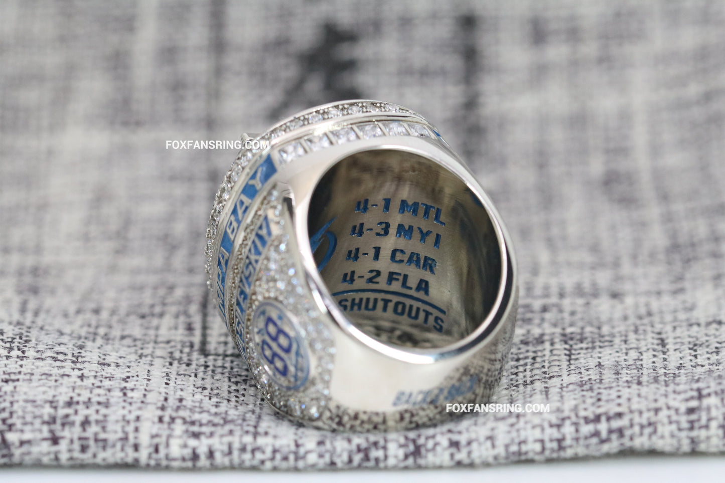 2021 Tampa Bay Lightning Stanley Cup Back to Back Ring