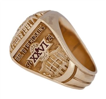 1991 Washington Redskins Super Bowl Championship Ring