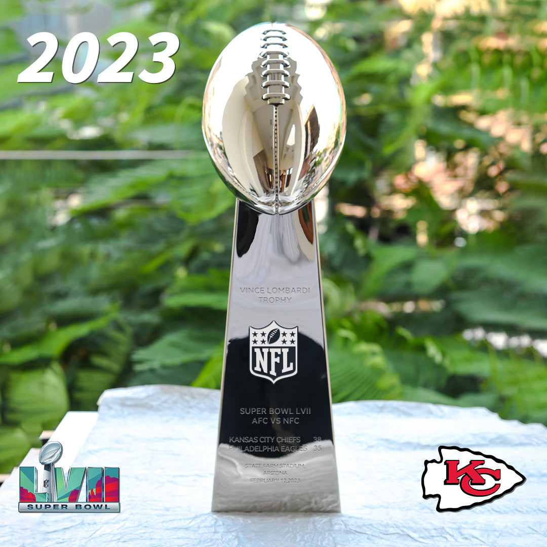 [NFL]2023   Vince Lombardi Trophy, Super Bowl 57, LVII  Kansas City Chiefs NFL