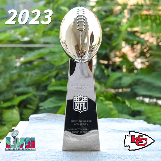 [NFL]2023   Vince Lombardi Trophy, Super Bowl 57, LVII  Kansas City Chiefs NFL