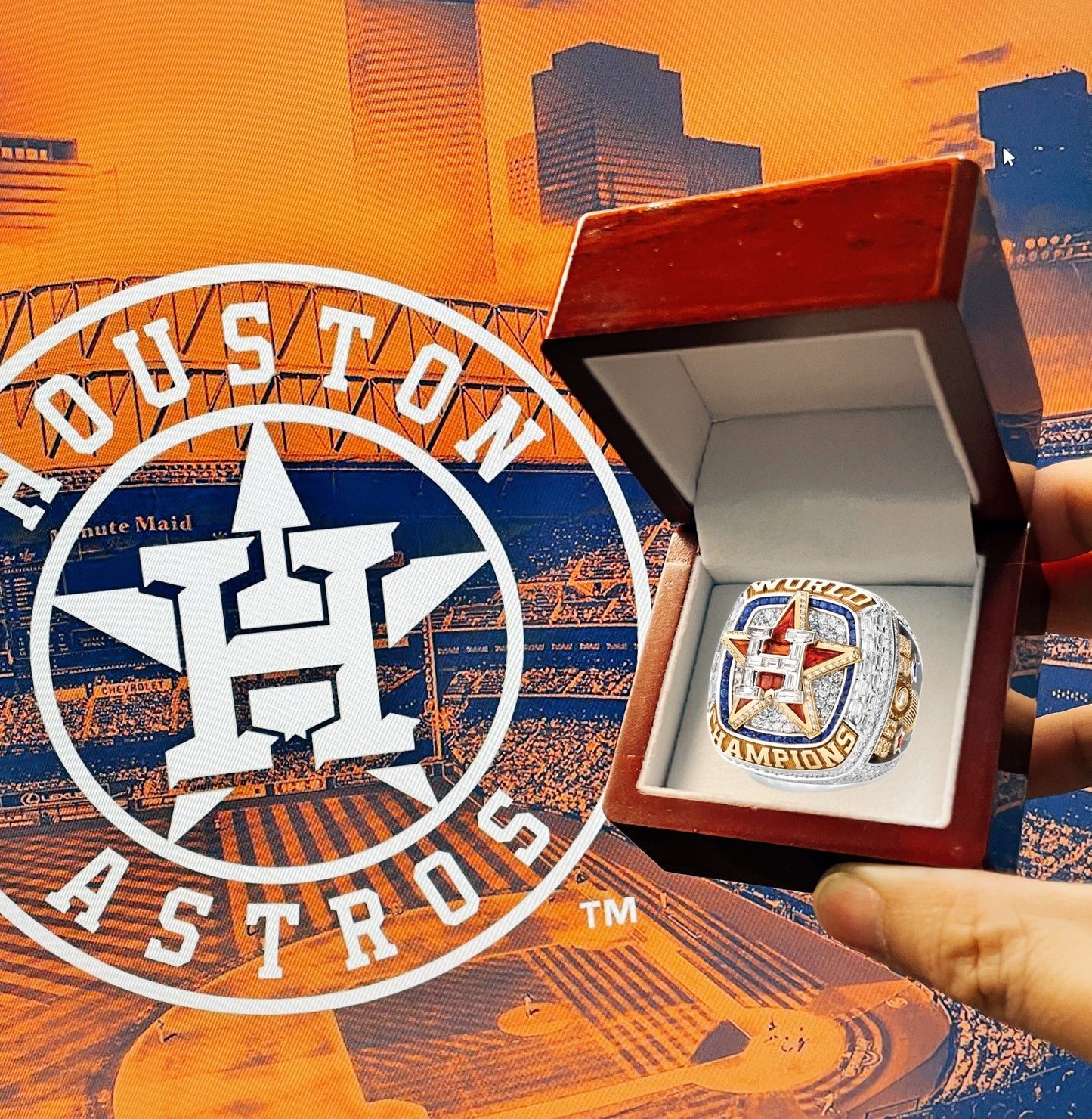 2022 Houston Astros World Series Championship Ring Official Edition MLB