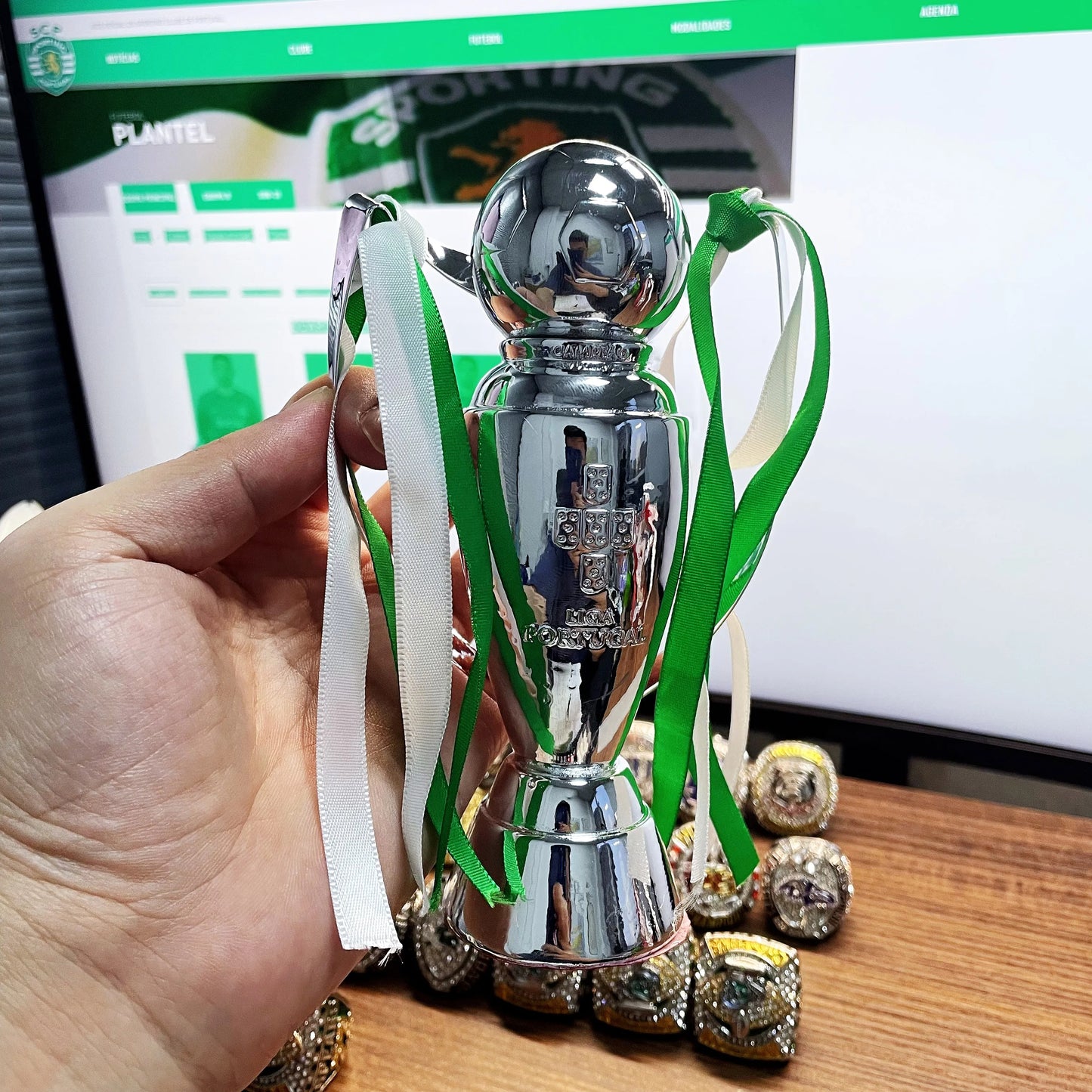 Primeira  Liga Portugal Football Championship Trophy Sporting CP FC Porto SL Benfica Boavista Belenenses